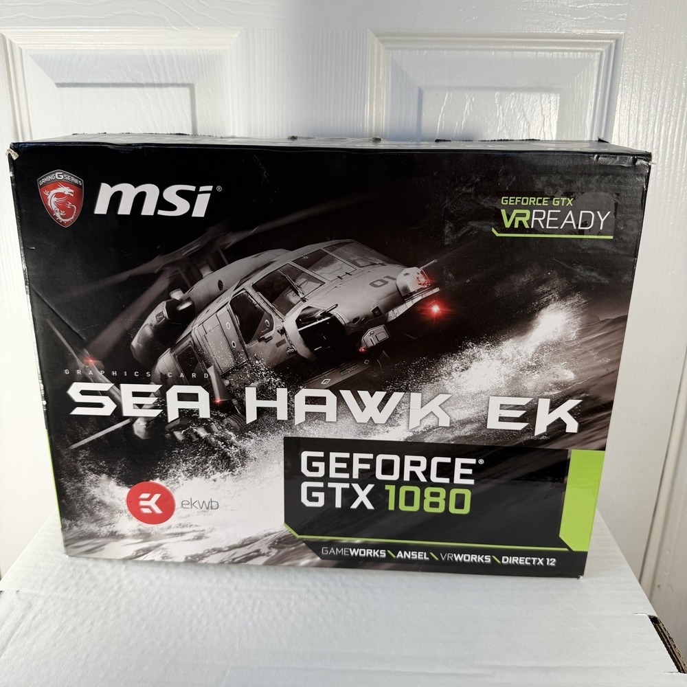 MSI GeForce Gtx 1080 8 GB Sea Hawk Ek x Water Block Refurbished